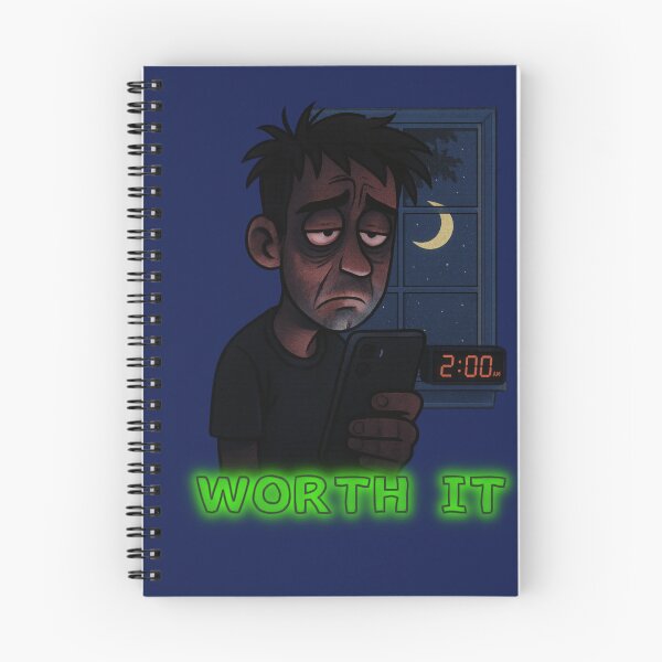 Item preview, Worth It - Revenge bedtime procrastination (RBP) designed and sold by Snark and Stitch.