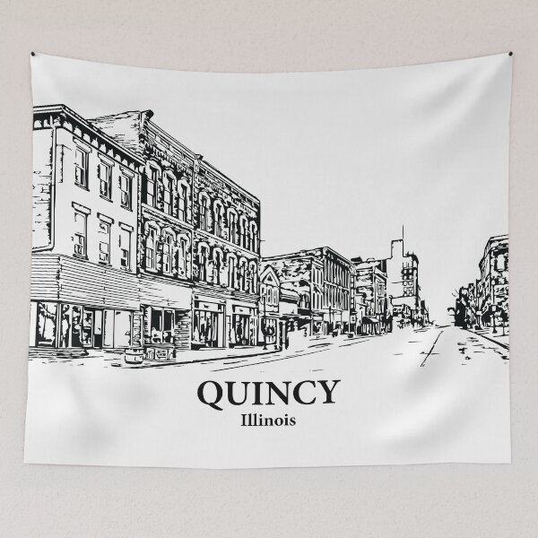 Item preview, Quincy - Illinois designed and sold by Lakeric Cityscapes.