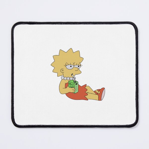 Item preview, Lisa Simpson Relaxing with her Juicebox designed and sold by WillowTreeArt.