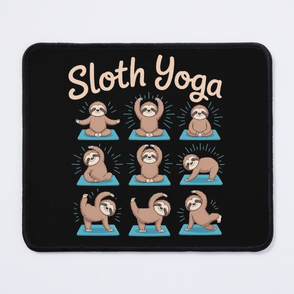 Item preview, Sloth Yoga Cute Animal Baby Sloth Yoga Poses designed and sold by brynatshop.