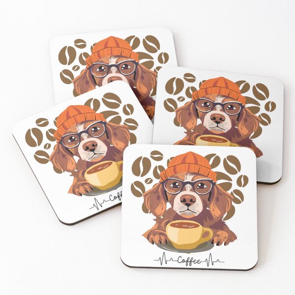Item preview, Cocker Spaniel Dog Coffee Fan - Coffee and Dog Lovers designed and sold by siempredesign.