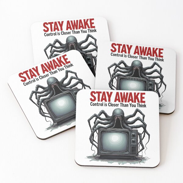 Item preview, Stay Awake – The Screens Are Watching You designed and sold by BeamiCreations.