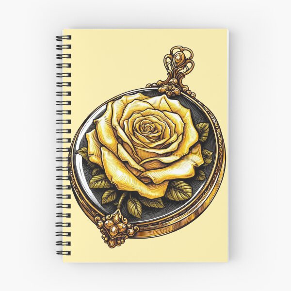 Item preview, Preserved Yellow Rose Pendant designed and sold by AmberRoseWrites.