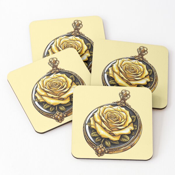 Item preview, Preserved Yellow Rose Pendant designed and sold by AmberRoseWrites.