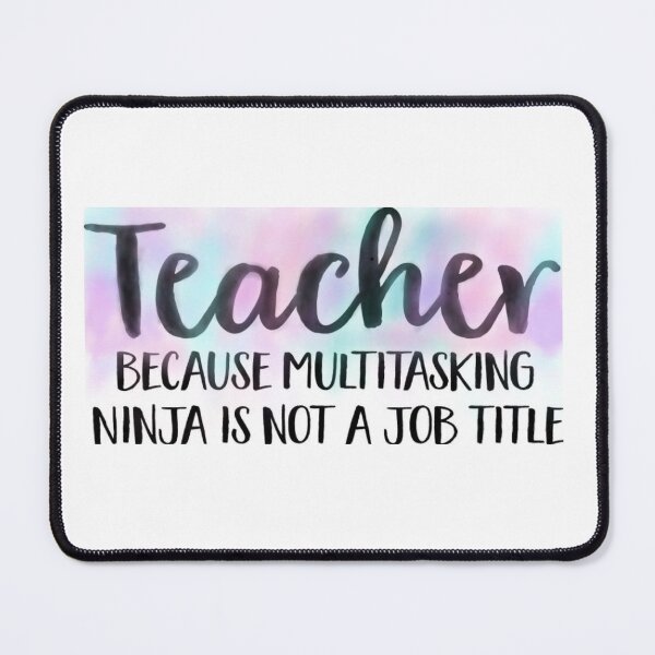 Item preview, Ninja Teacher Sticker designed and sold by Kroessler.