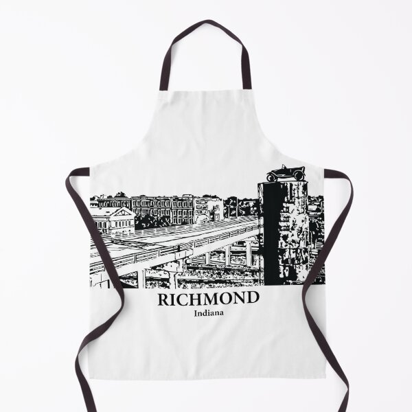 Item preview, Richmond - Indiana designed and sold by Lakeric Cityscapes.