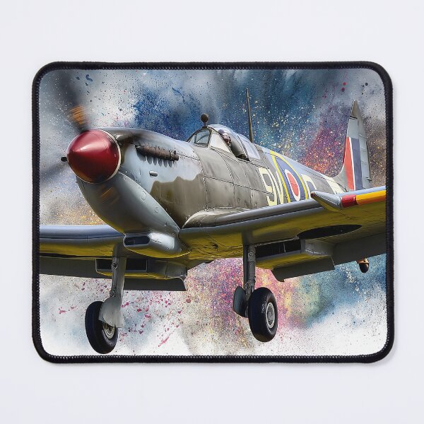 Item preview, Watercolour Splash Spitfire designed and sold by Skyframe Aviation.