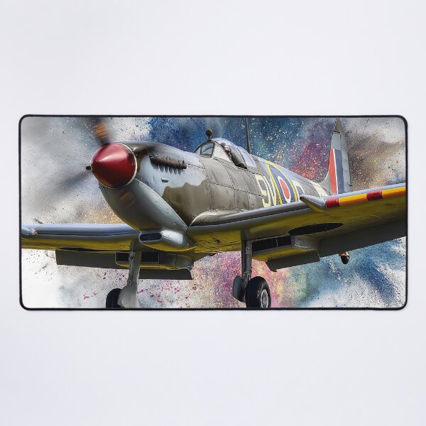 Item preview, Watercolour Splash Spitfire designed and sold by Skyframe Aviation.