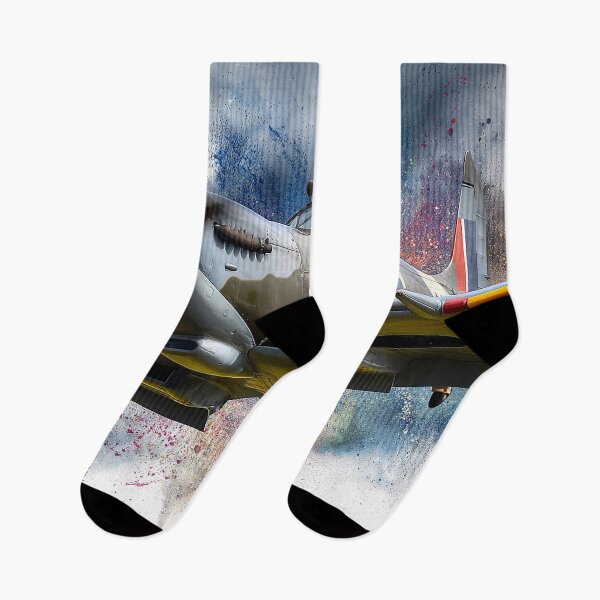 Item preview, Watercolour Splash Spitfire designed and sold by Skyframe Aviation.