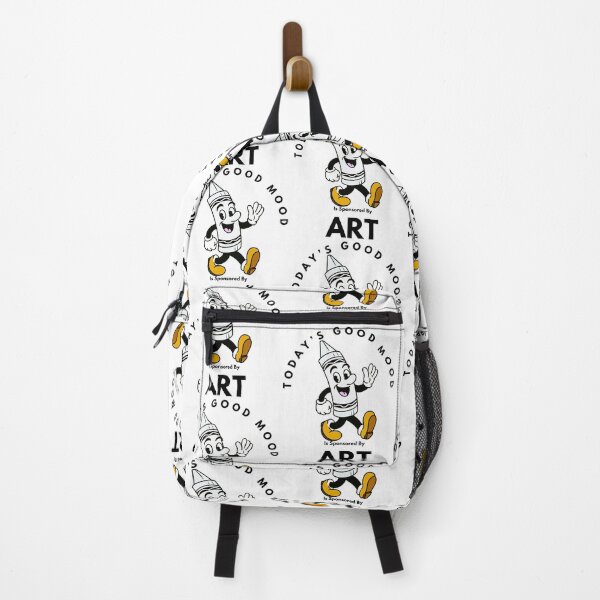 Item preview, Today’s Good Mood Is Sponsored By Art (White Crayon) designed and sold by Kate Miller Illustrator.