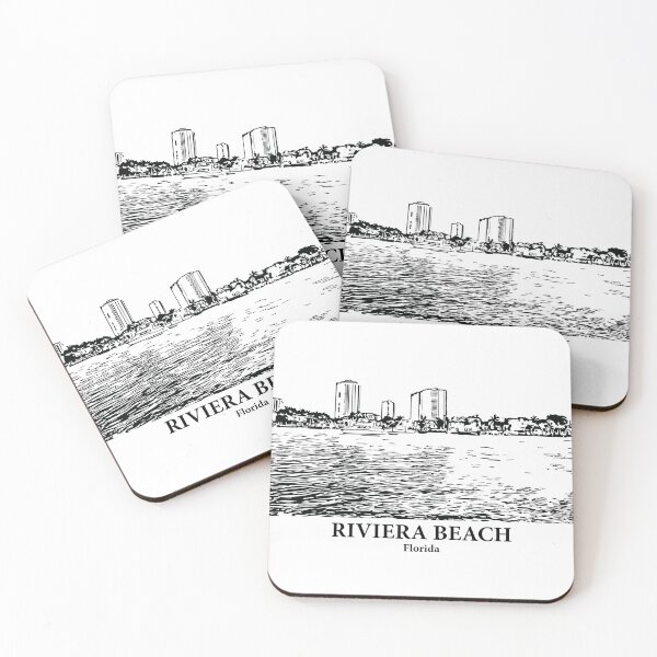 Artikelvorschau, Riviera Beach - Florida entworfen und verkauft von Lakeric Cityscapes.