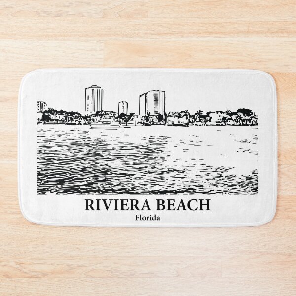 Item preview, Riviera Beach - Florida designed and sold by Lakeric Cityscapes.