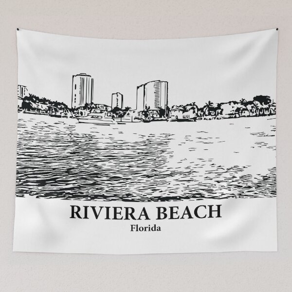 Item preview, Riviera Beach - Florida designed and sold by Lakeric Cityscapes.