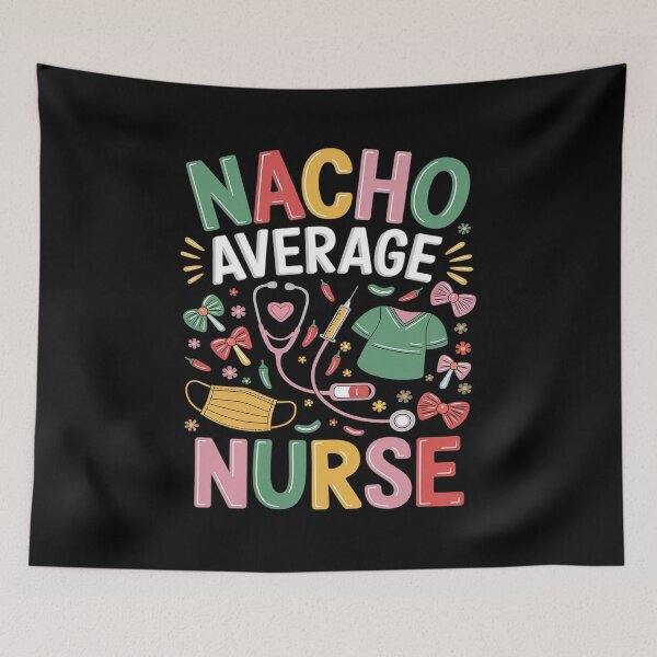 Item preview, Cinco De Mayo Coquette Bow Nacho Average Nurse Nursing designed and sold by splindoershop.