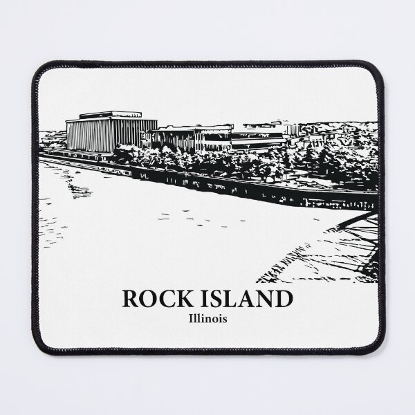 Item preview, Rock Island - Illinois designed and sold by Lakeric Cityscapes.