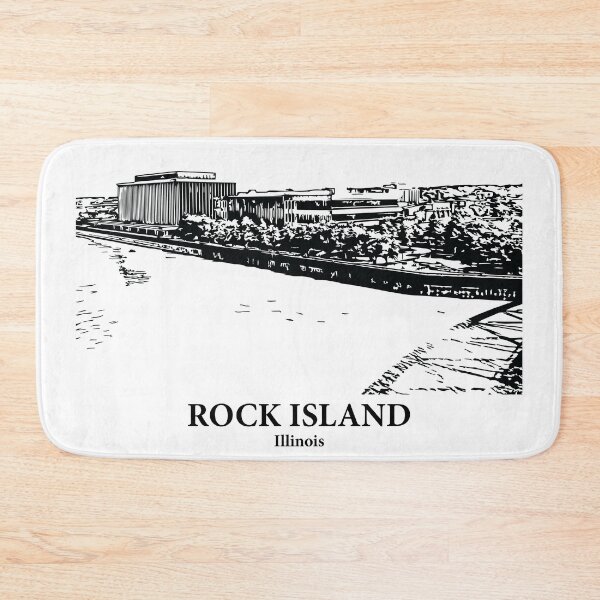 Item preview, Rock Island - Illinois designed and sold by Lakeric Cityscapes.