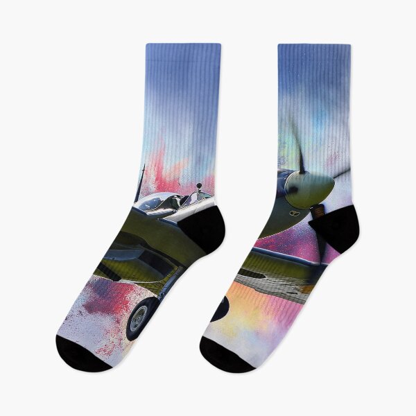 Item preview, Watercolour Splash Spitfire designed and sold by Skyframe Aviation.