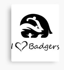 Safe Badgers Canvas Print