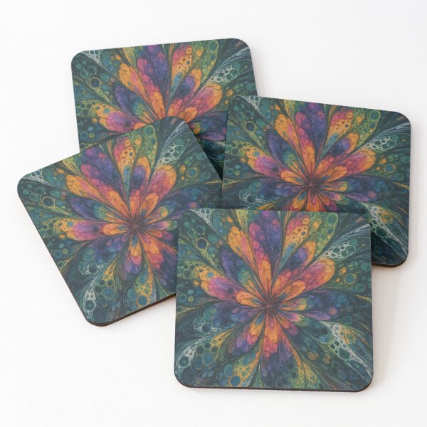 Item preview, Explosion of Colorful Blooms designed and sold by AbstractAnom.