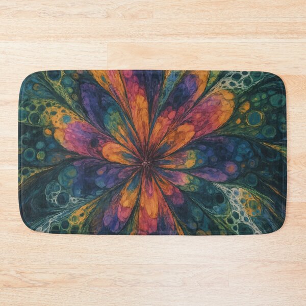 Item preview, Explosion of Colorful Blooms designed and sold by AbstractAnom.