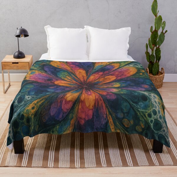 Item preview, Explosion of Colorful Blooms designed and sold by AbstractAnom.