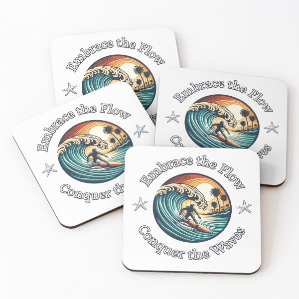 Item preview, Embrace the Flow Conquer the Waves designed and sold by SoulThread Studio.