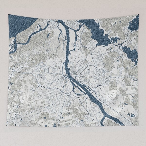 Item preview, Riga City Map of Latvia - Coastal designed and sold by deMAP.