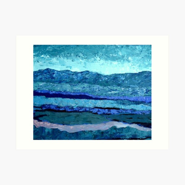 Blue View Art Print