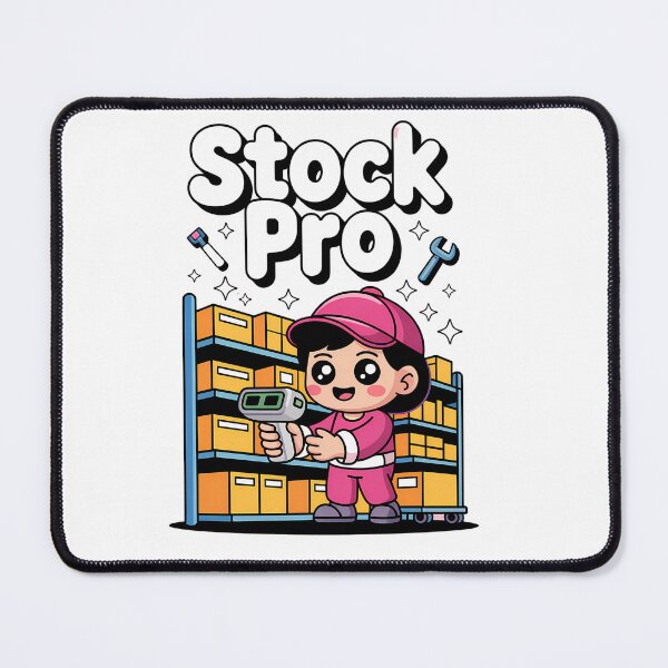 Item preview, Cute Warehouse Stock Pro with Barcode Scanner designed and sold by Taans-Creation.