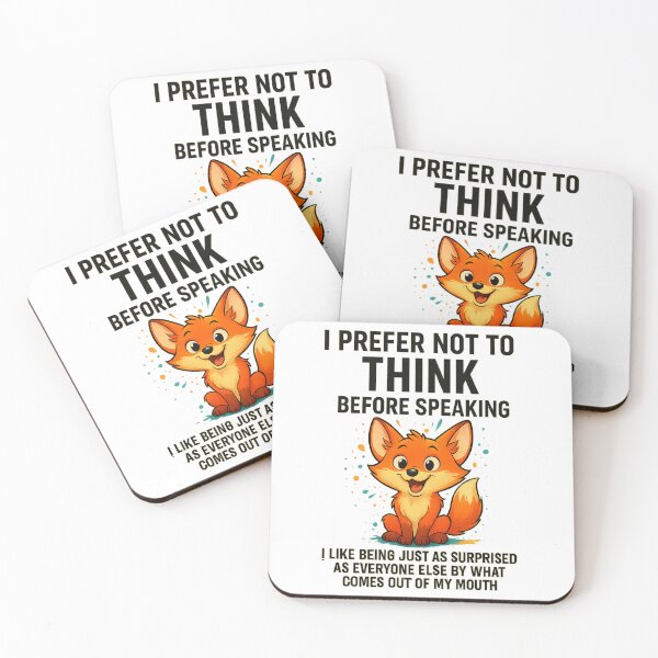 Item preview, Surprise! I Prefer Not to Think First designed and sold by LuckyFoxMerch.