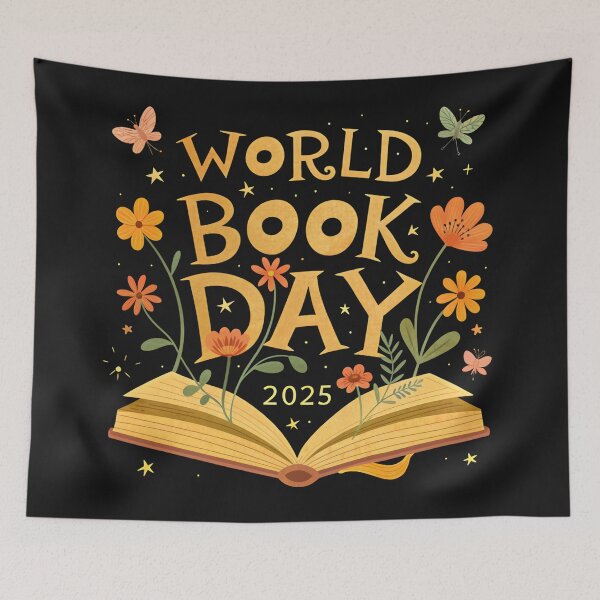Item preview, happy world book day 2025 designed and sold by GogoGrove.
