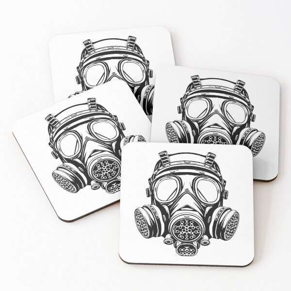 Item preview, Respiratory Mask Gas Protective Face Surgical Dystopian designed and sold by inkoutninja.
