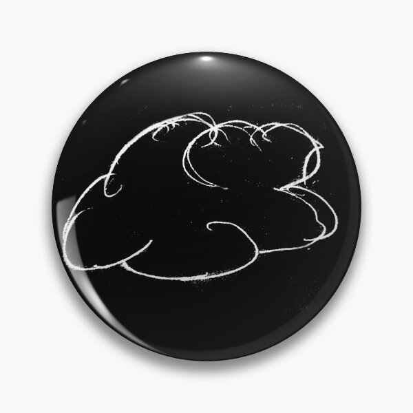 Item preview, white grunge cloud lineart designed and sold by paladinprints.