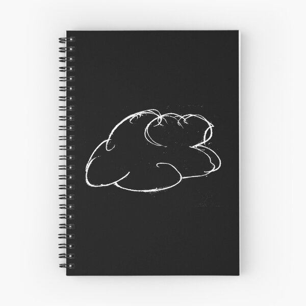 Item preview, white grunge cloud lineart designed and sold by paladinprints.