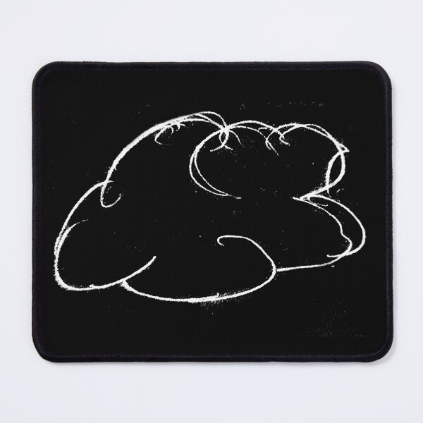 Item preview, white grunge cloud lineart designed and sold by paladinprints.