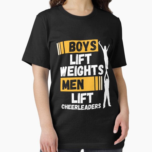Item preview, Boys Lift Weights Men Lift Cheerleaders designed and sold by jaygo.