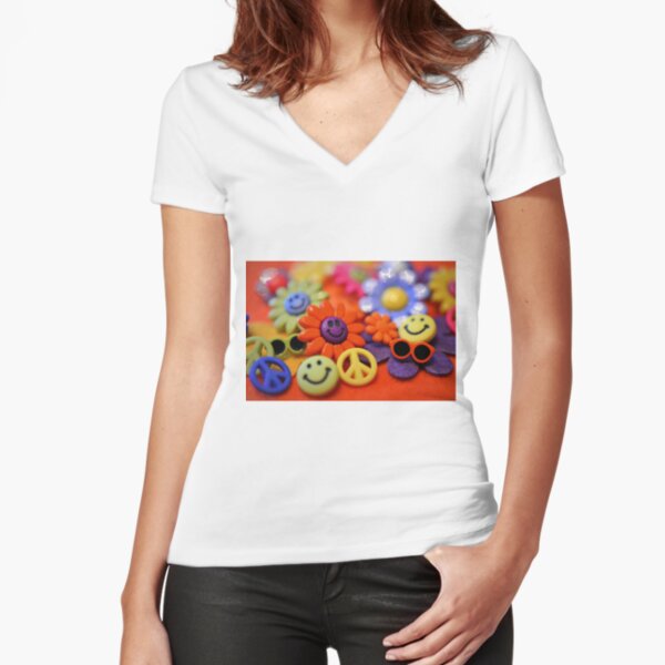 Fitted V-Neck T-Shirt