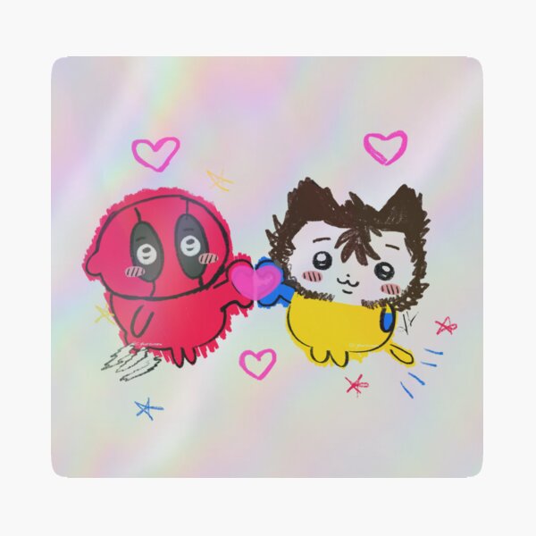 Item preview, poolverine bestest friends ever doodle  designed and sold by cypherpersona.