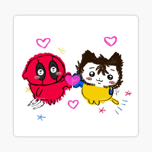 Item preview, poolverine bestest friends ever doodle  designed and sold by cypherpersona.