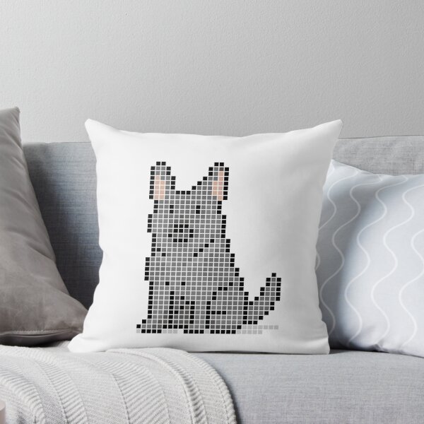 Item preview, Pixeled german shepherd (blue) designed and sold by Brain Fart Buffet.