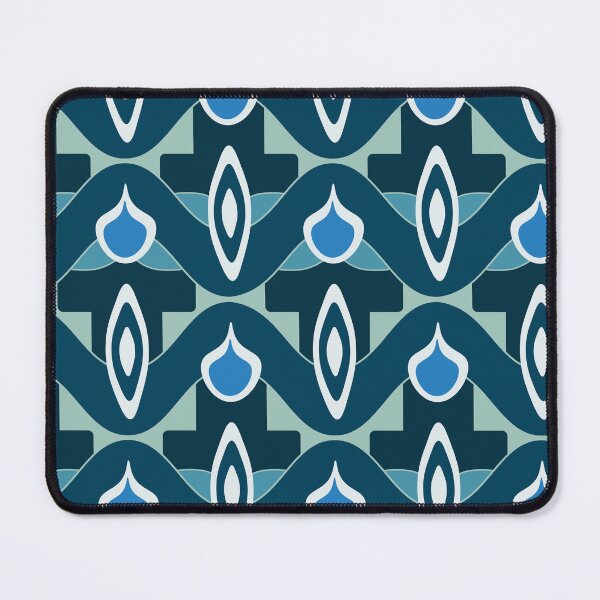 Artikelvorschau, Teardrop Tile Rhythm – Grafischer Midcentury Flow entworfen und verkauft von Stacey Spivak.