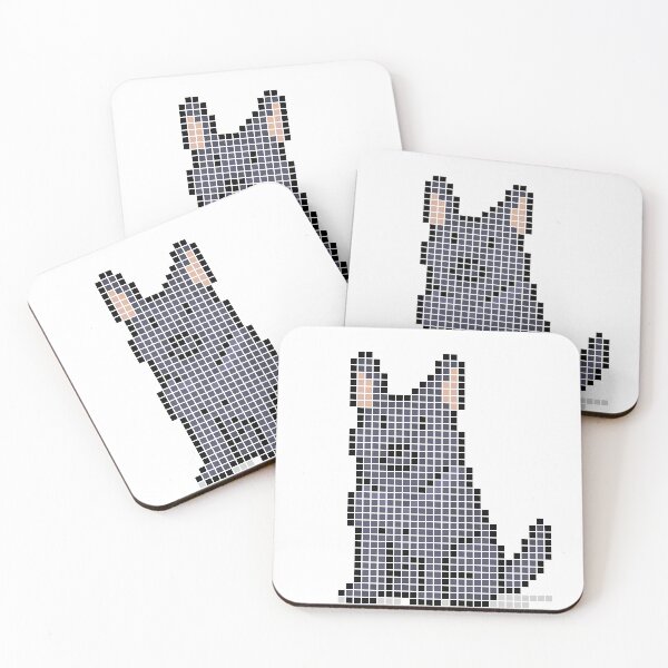 Item preview, Pixeled german shepherd (black) designed and sold by Brain Fart Buffet.