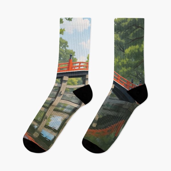 Item preview, Sorihashi bridge of Sumiyoshi Taisha shrine designed and sold by Takeda-art.