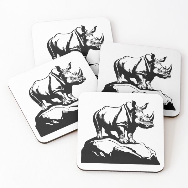 Item preview, African Rhinoceros Indian Rhino Javan Sumatra Wildlife  designed and sold by inkoutninja.