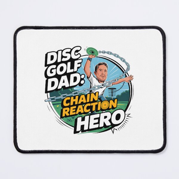 Item preview, Disc Golf Dad Shirt – Chain Reaction Hero | Funny Father’s Day Disc Golf designed and sold by CuteDesignables.