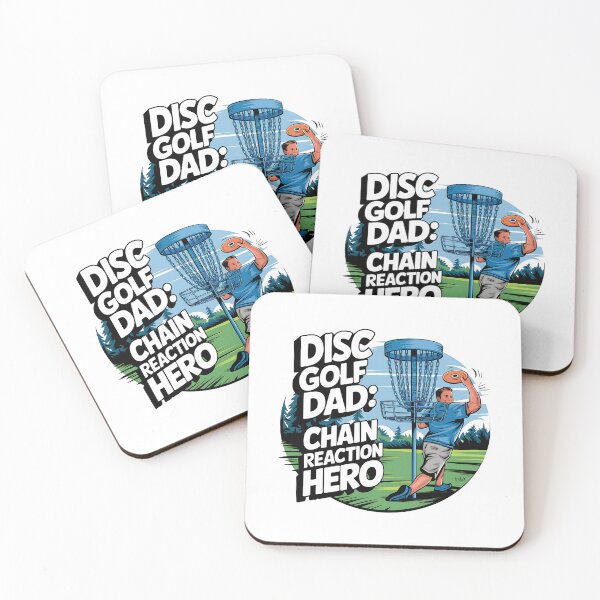 Item preview, Disc Golf Dad Shirt – Chain Reaction Hero | Funny Father’s Day Disc Golf  designed and sold by CuteDesignables.