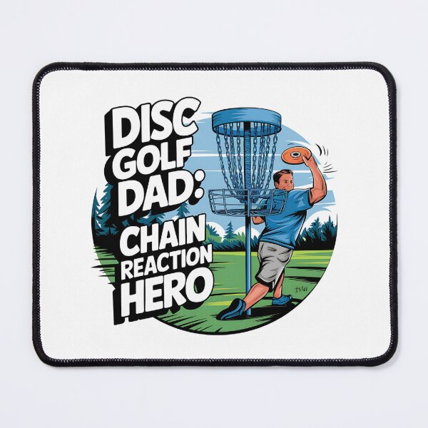 Item preview, Disc Golf Dad Shirt – Chain Reaction Hero | Funny Father’s Day Disc Golf designed and sold by CuteDesignables.