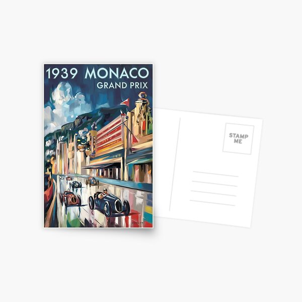 Item preview, 1939 MONACO Grand Prix Racing Poster designed and sold by retrographics.