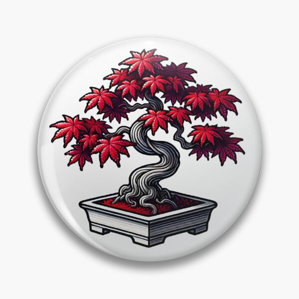 Item preview, Potted Bonsai Tree: Japanese Maple designed and sold by PinUpPizzazz.