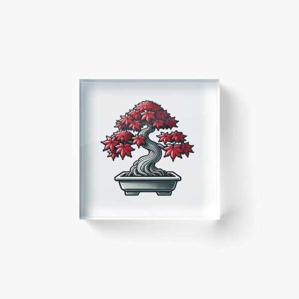 Item preview, Potted Bonsai Tree: Japanese Maple designed and sold by PinUpPizzazz.